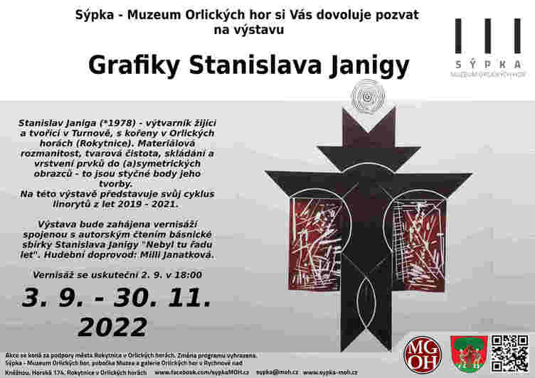 Výstava Grafiky Stanislava Janigy.