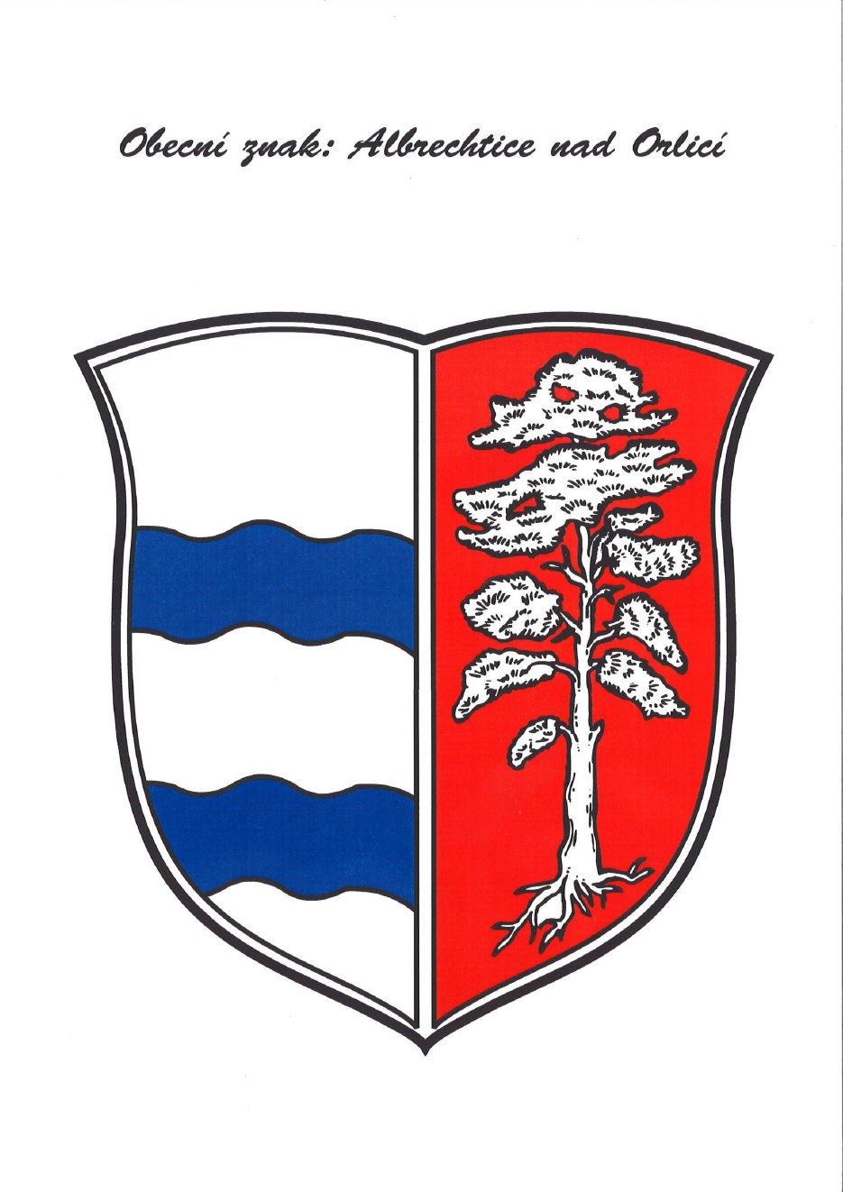 Znak obce Albrechtice nad Orlicí